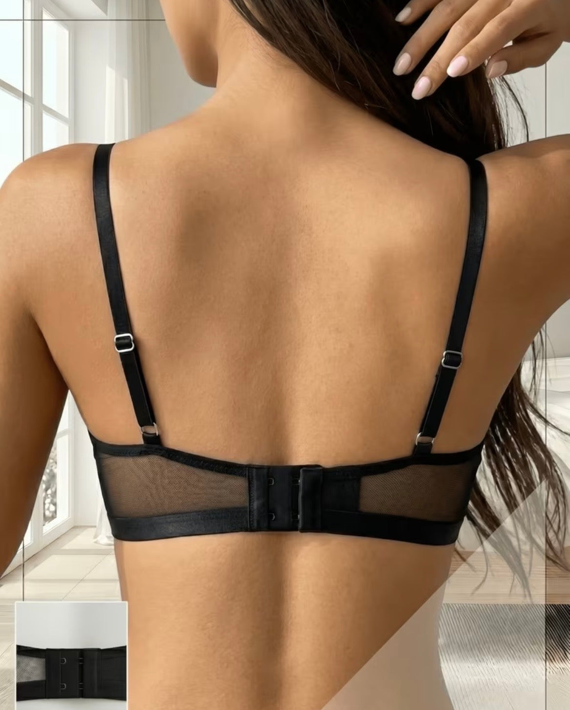 Pack of 2 Floral Embroidered Tube Top Bra - Wire-Free No Padding Bra