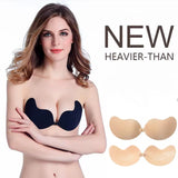 Strapless Invisible Bra Reusable Silicone Mango-Shaped Bra