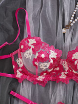 Bra & Matching Panties, Hand Washable Underwear Suit for s, Romantic & Special Occasion Wear