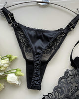 Lace Floral Bra and Panty Set