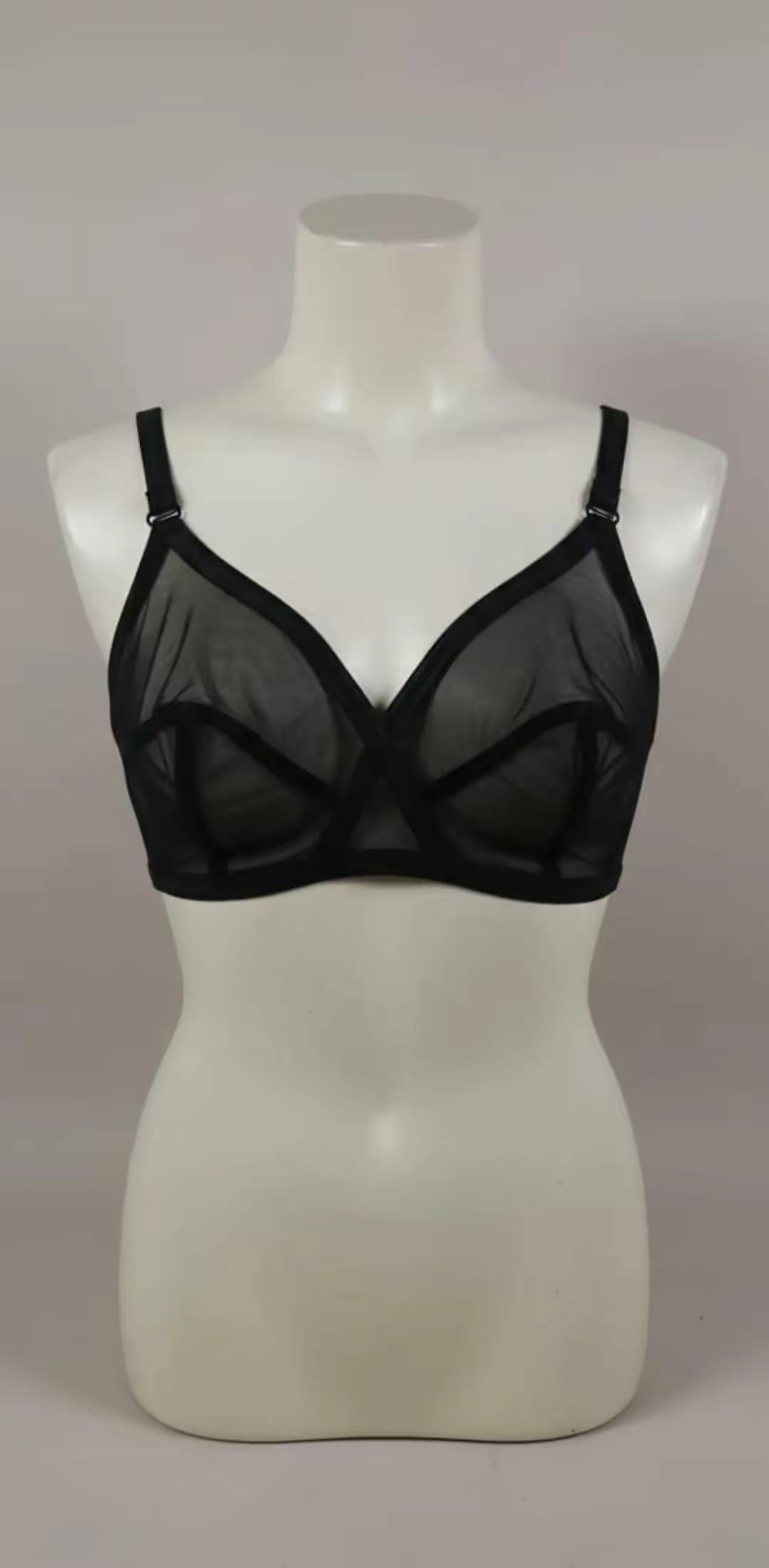 Luxury Sheer Mesh Bra for Women – Premium Transparent Net Lingerie