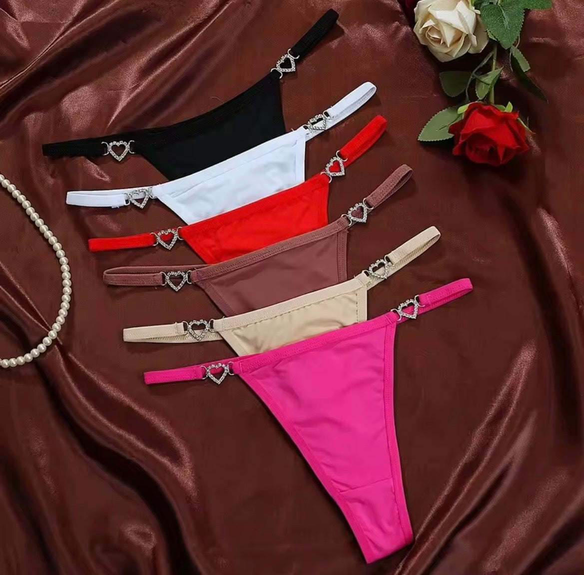 Thong Underwear Shine Rhinestone Plus Size (pehly orignal picture dhekn phir pucharse karn)