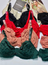 Luxury Comfort Push-up Bra Panty set with Elegant shine