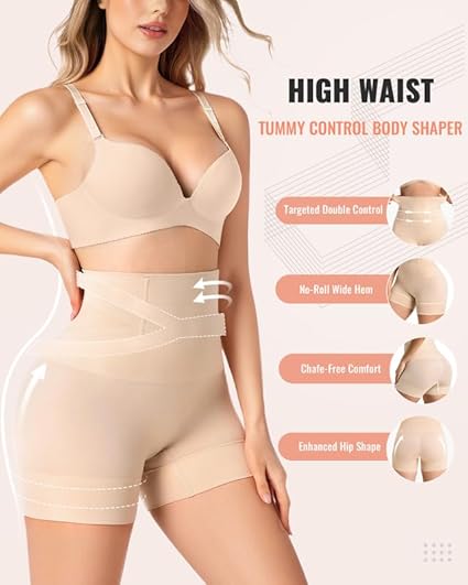 Tummy Control Shapewear Shorts for Women