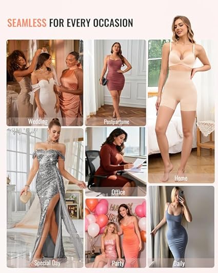 Tummy Control Shapewear Shorts for Women