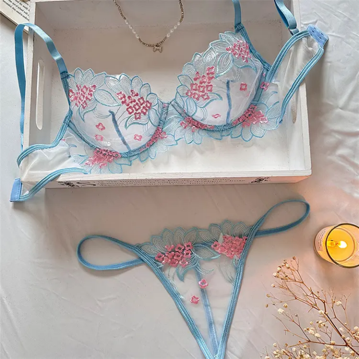 Transparent Lace Women's Lingerie Set (BUY 1 GET 1 FREE)